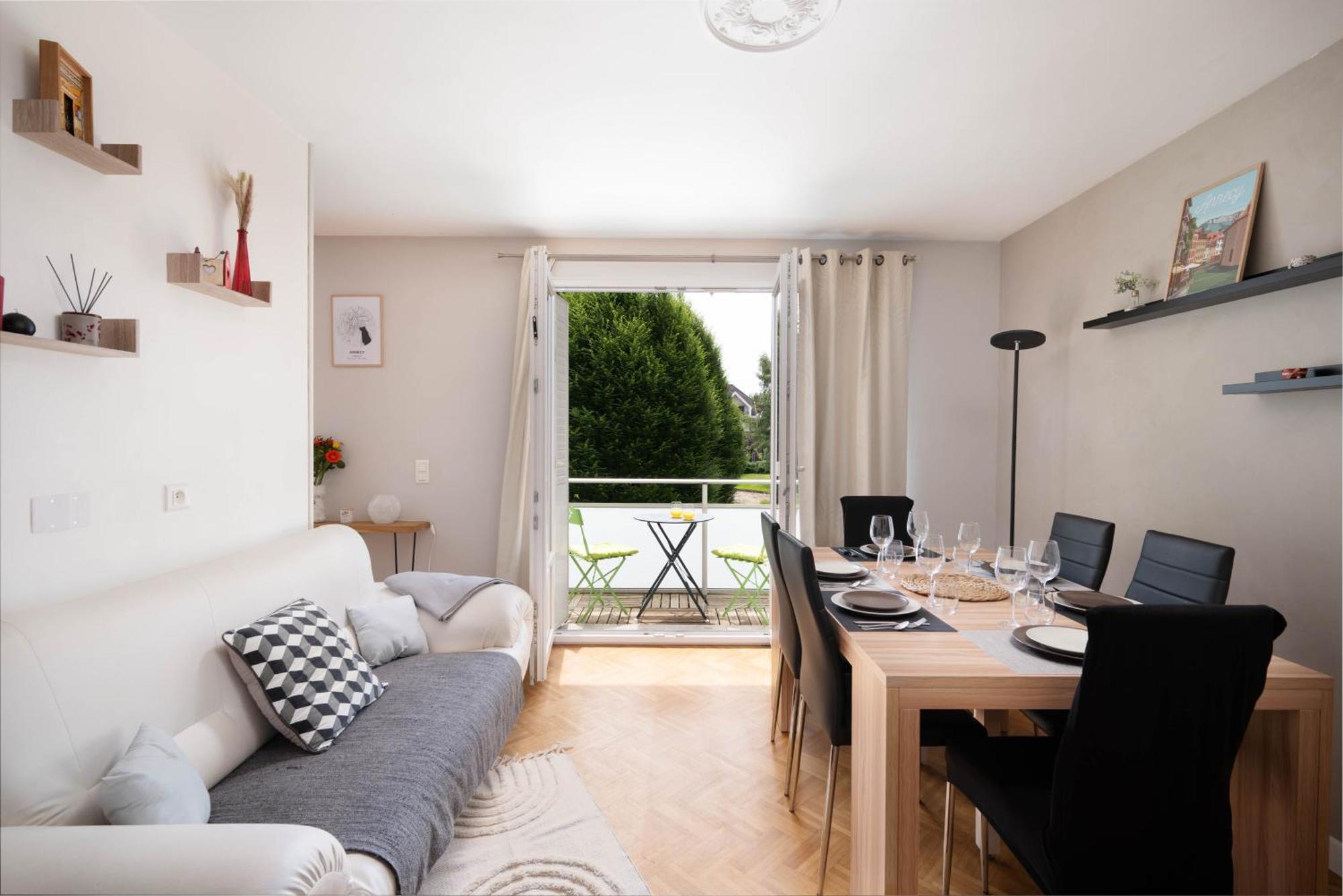 Appartement Cosy 6 Pers Pres Du Lac Avec Garage アヌシー エクステリア 写真