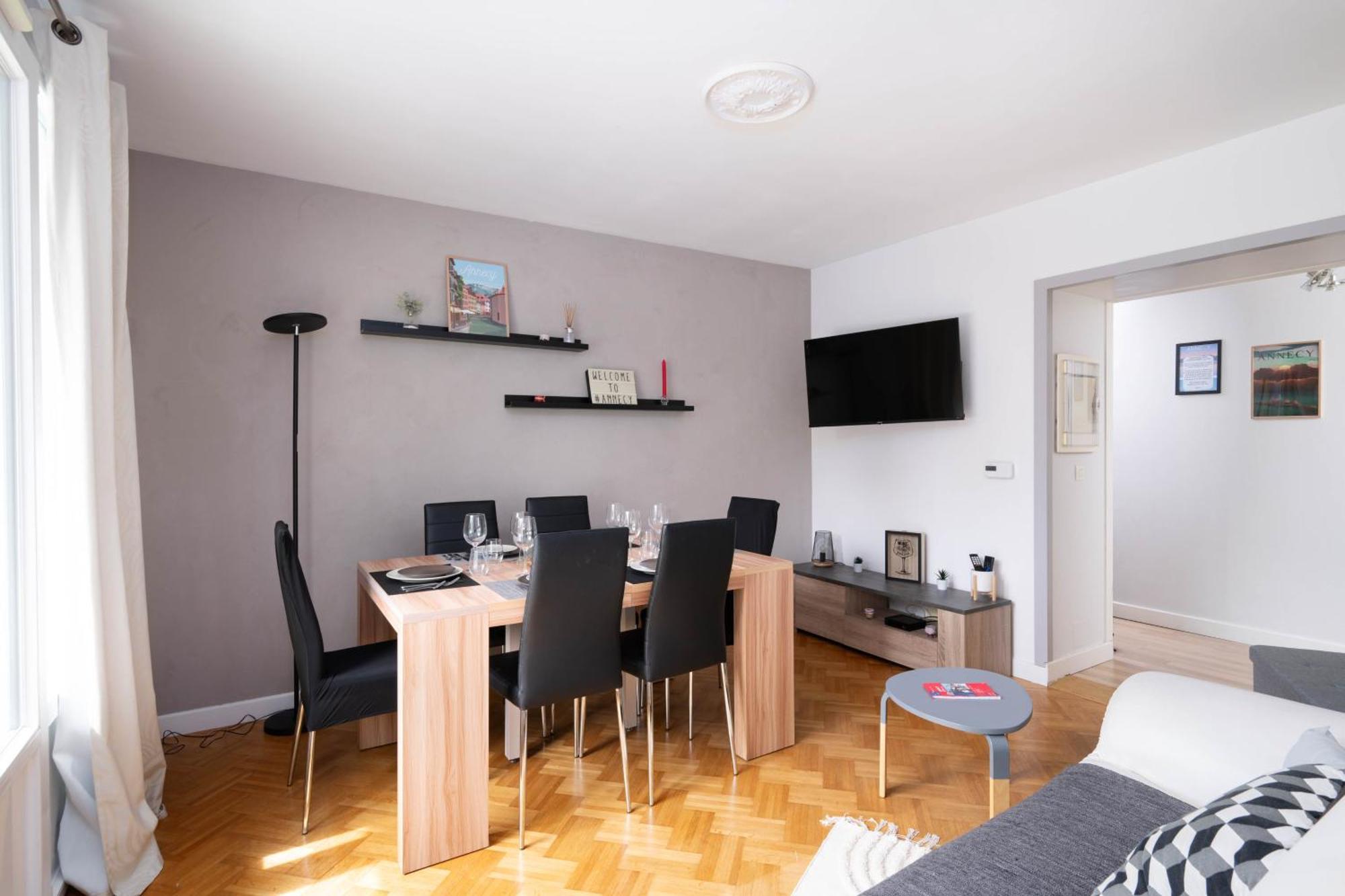 Appartement Cosy 6 Pers Pres Du Lac Avec Garage アヌシー エクステリア 写真